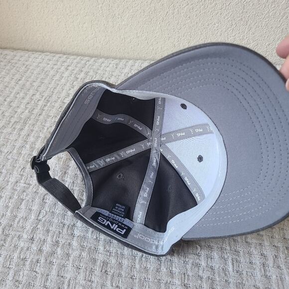Ping Gray Baseball Cap with Logo One Size Fits Most - Picture 7 of 10